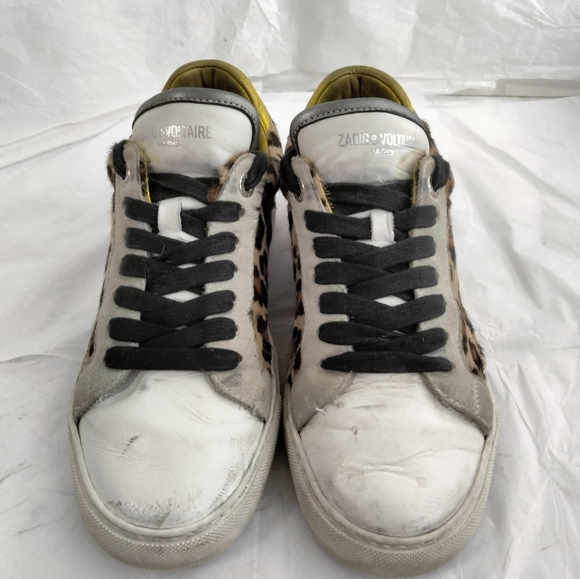 Zadig & Voltaire sneakers distressed pony hair  40 - Picture 16 of 16